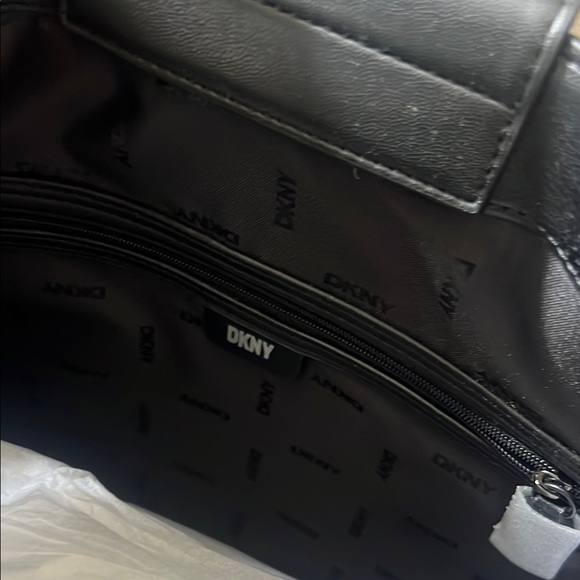 DKNY Black Tote with Logo Straps - Picture 5 of 5
